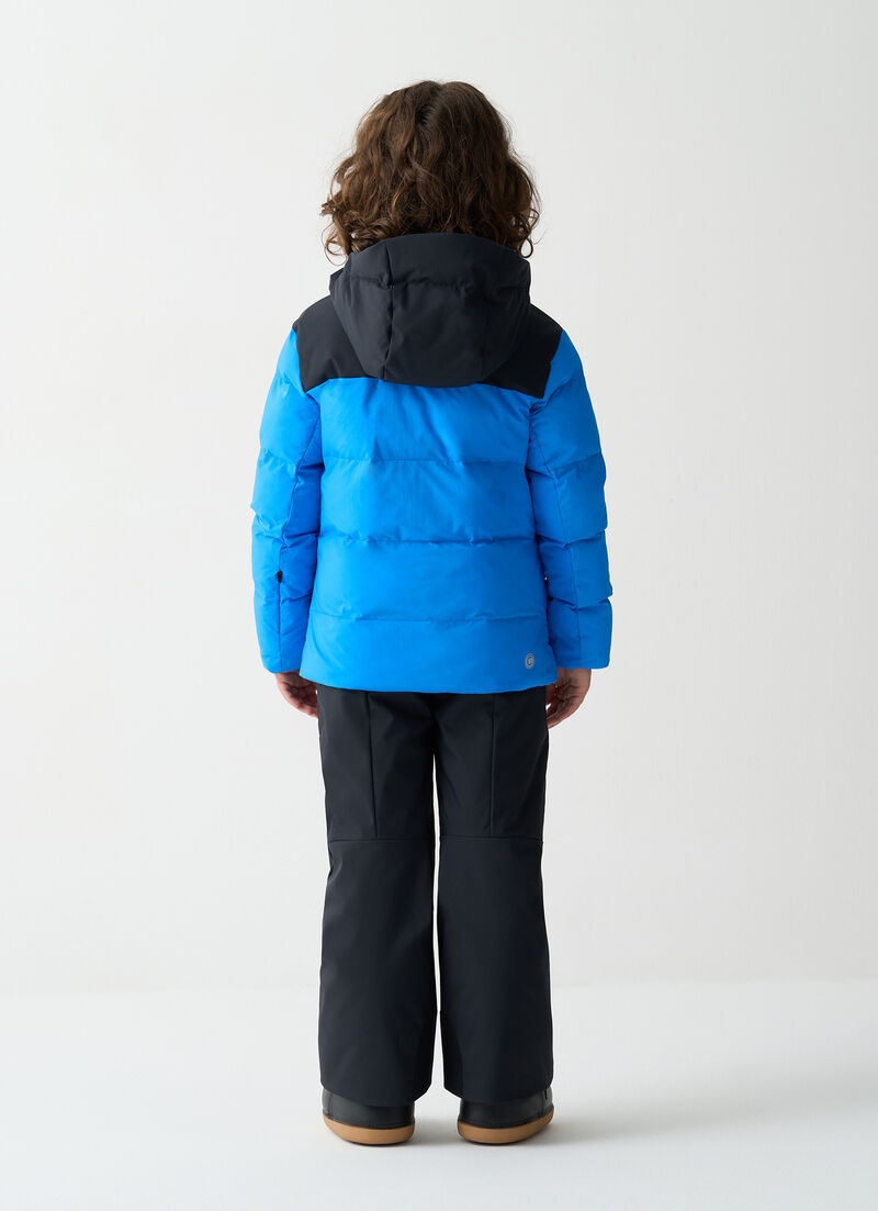 Puffy boy's ski jacket