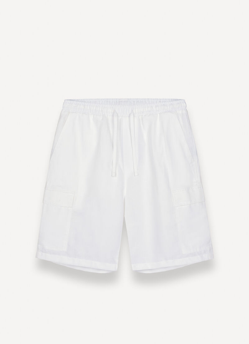 Linen safari shorts