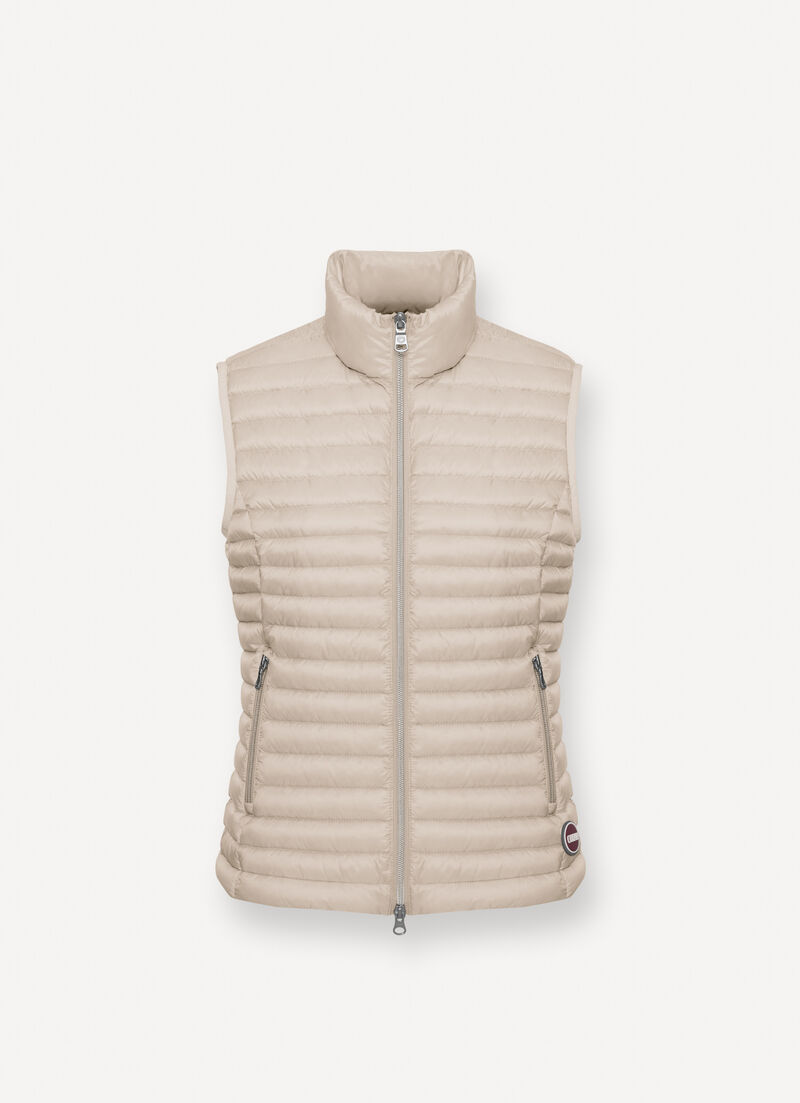 Quilted down gilet