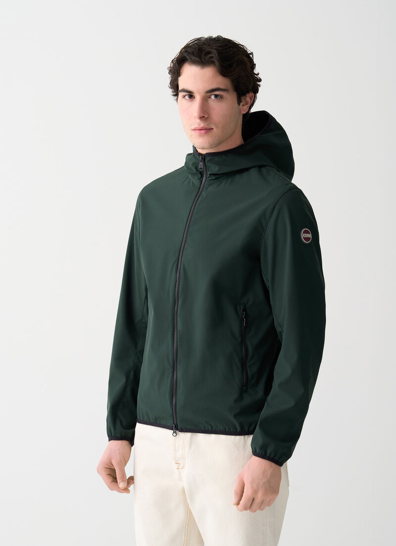 Softshell hooded jacket