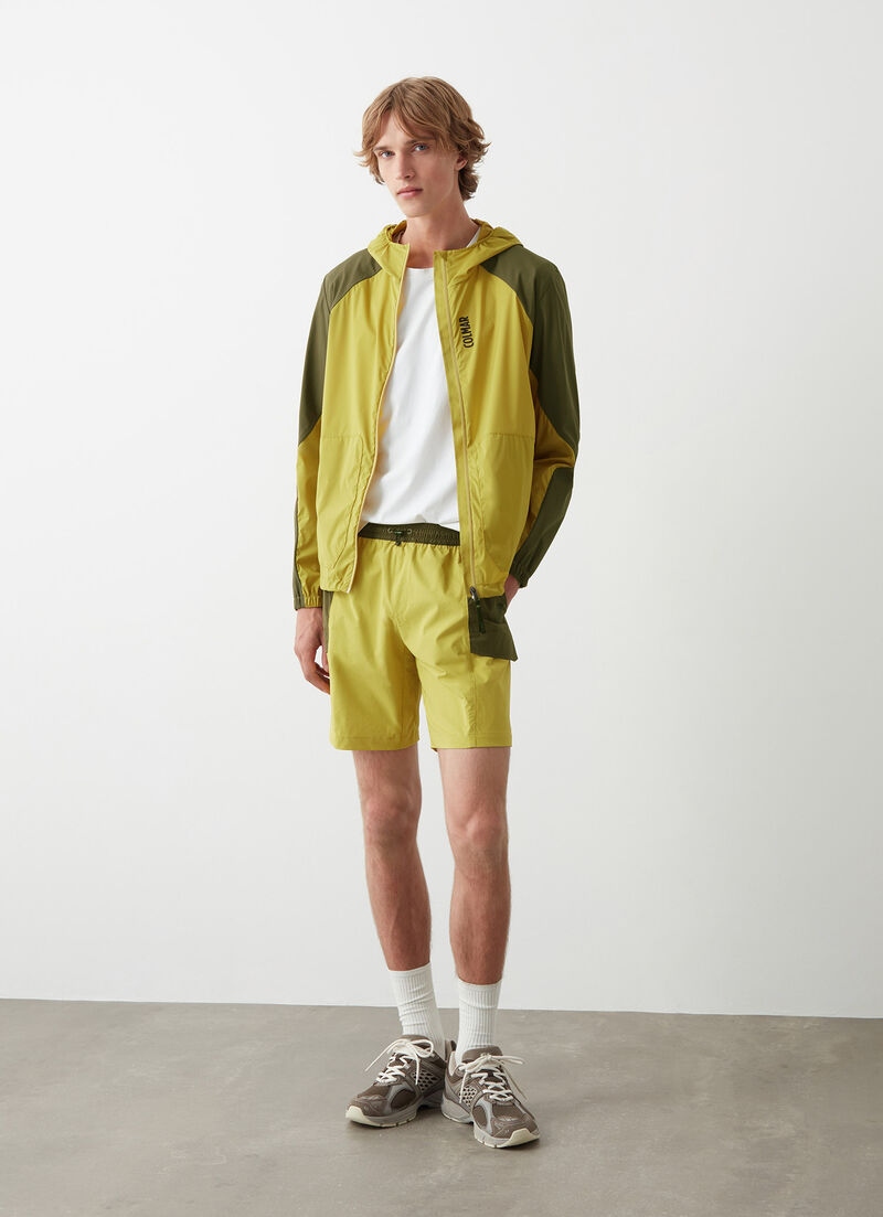 Unlined jacket with hood