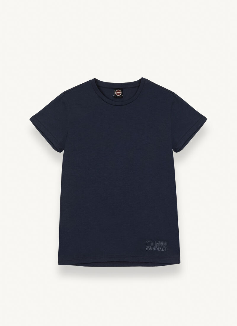 Cotton round-neck T-shirt