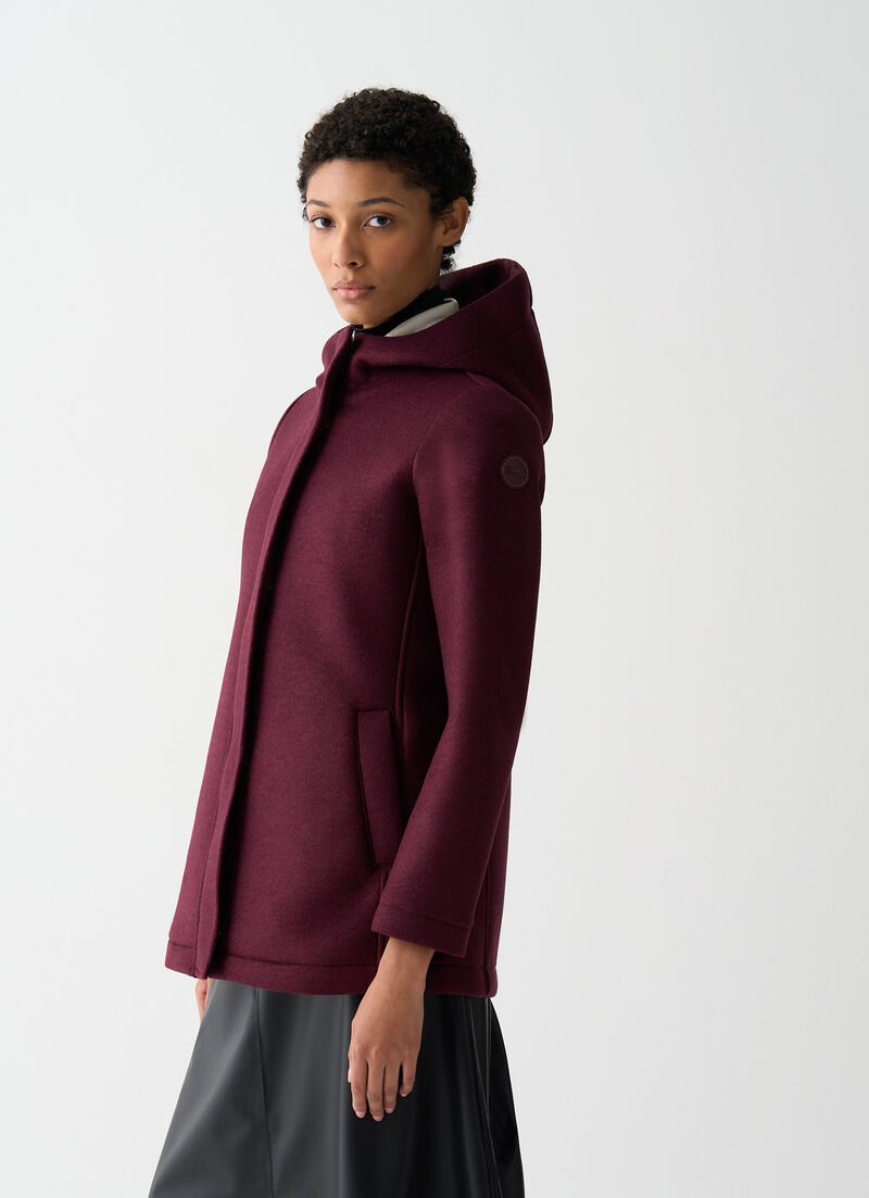 Coat with hood