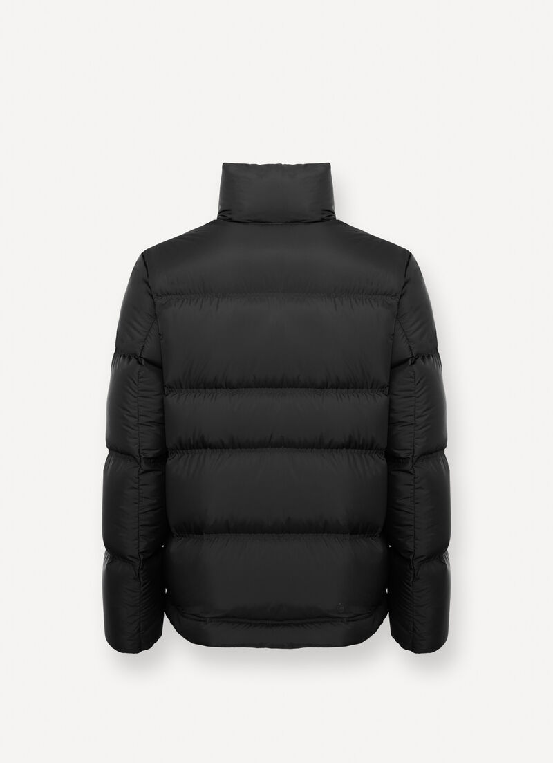 Down jacket with multiple pockets