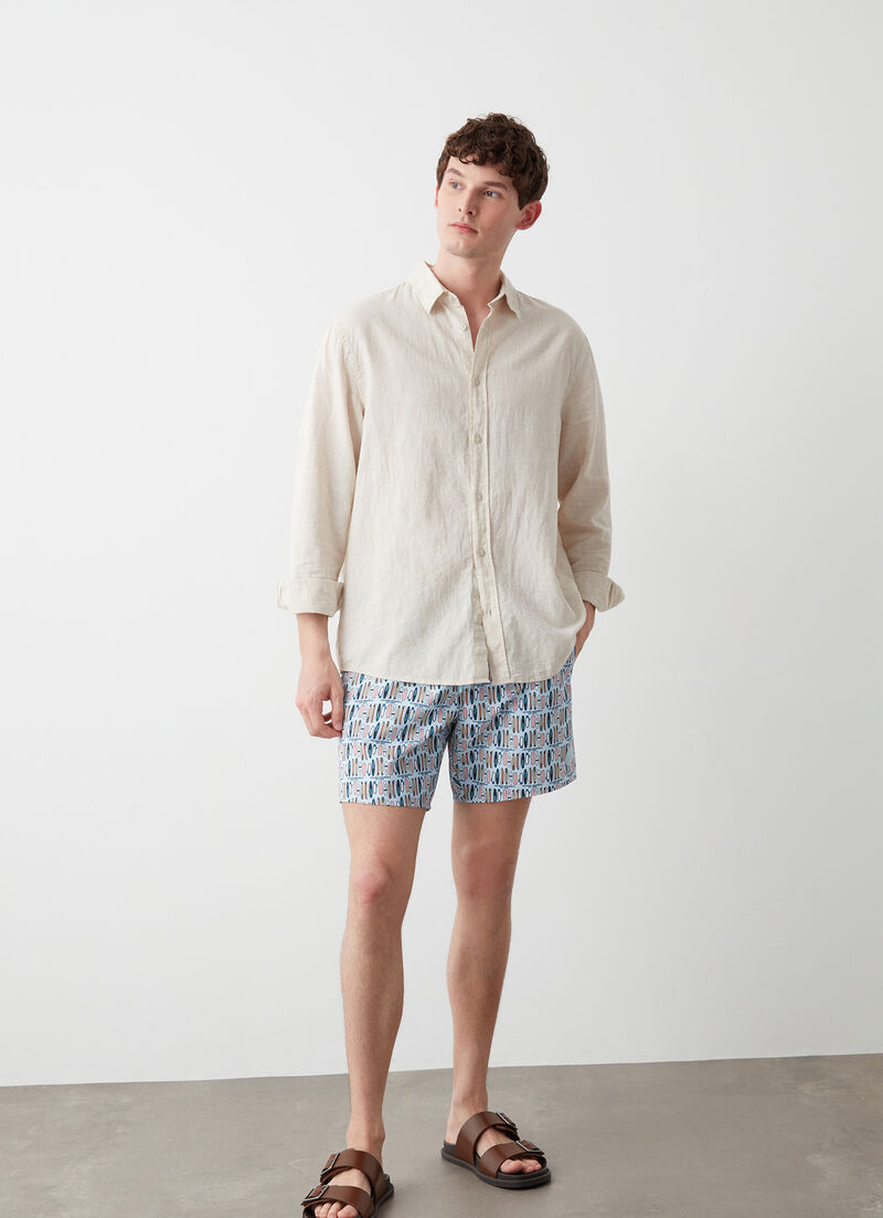 Swimsuit with all-over print