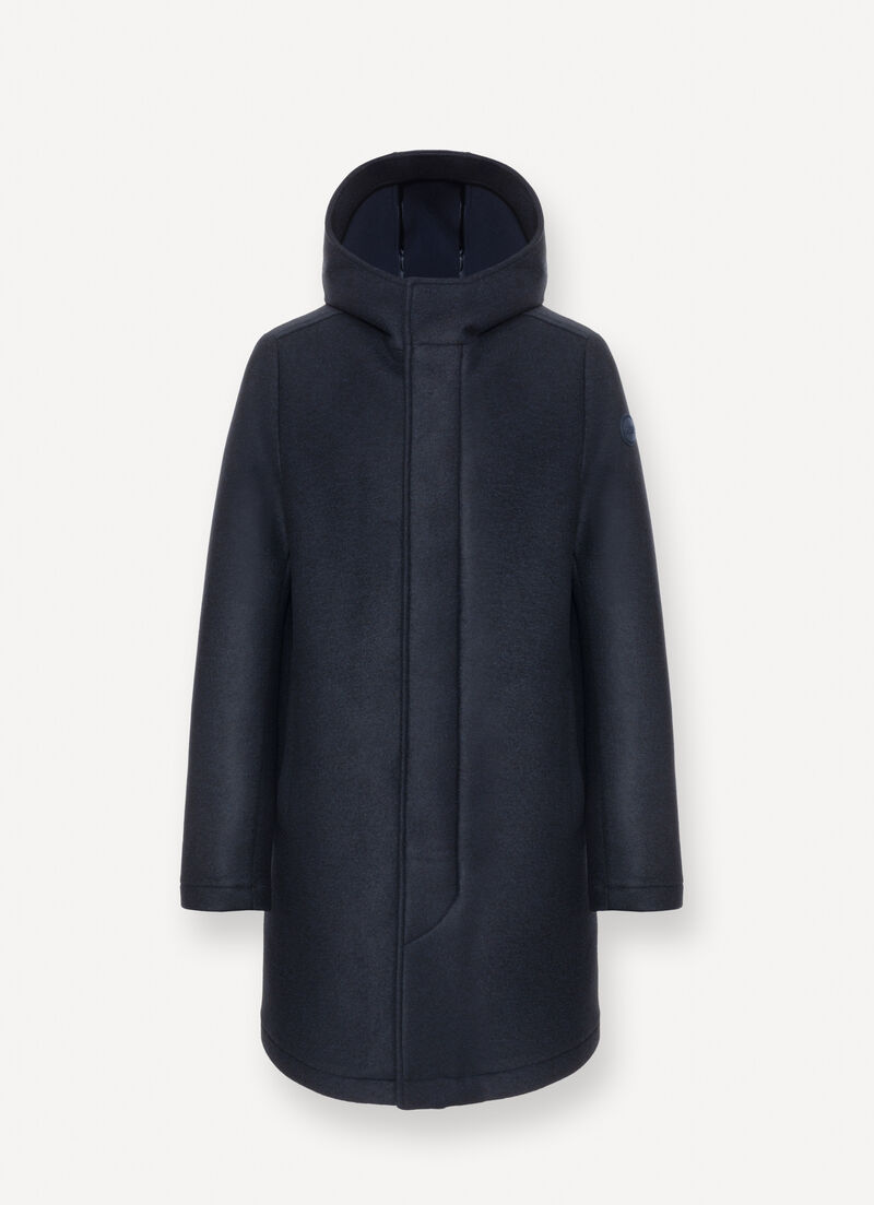 Coat with hood