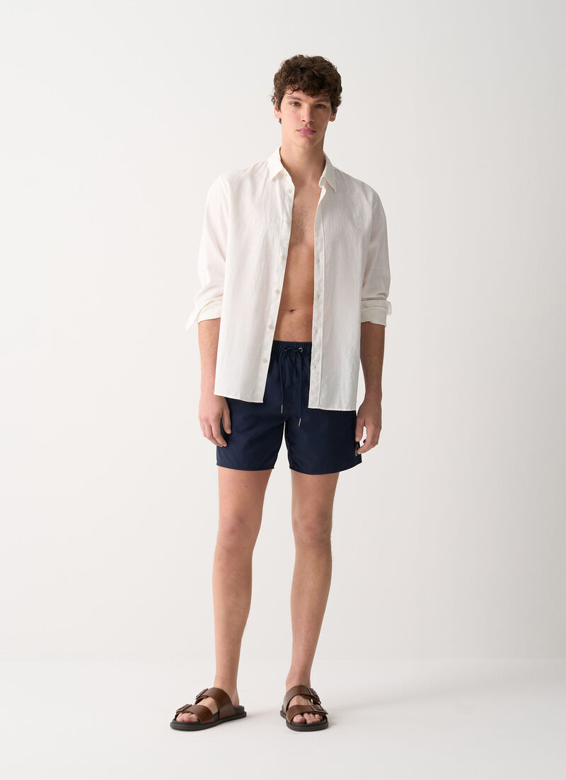 Solid-colour swimsuit