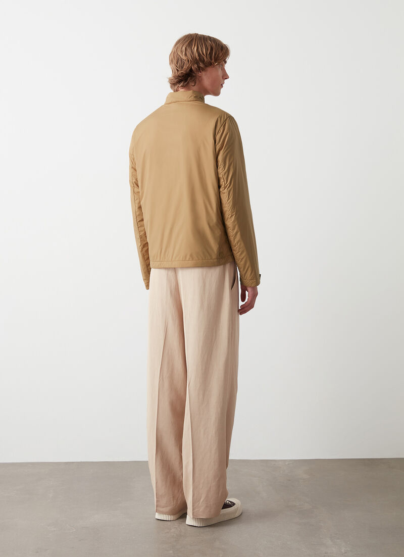 Biker jacket with wad padding