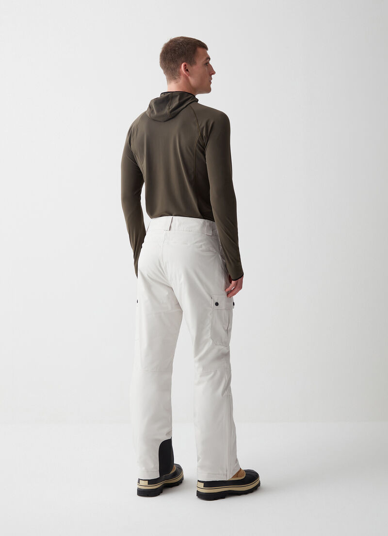 Padded ski cargo-style pants