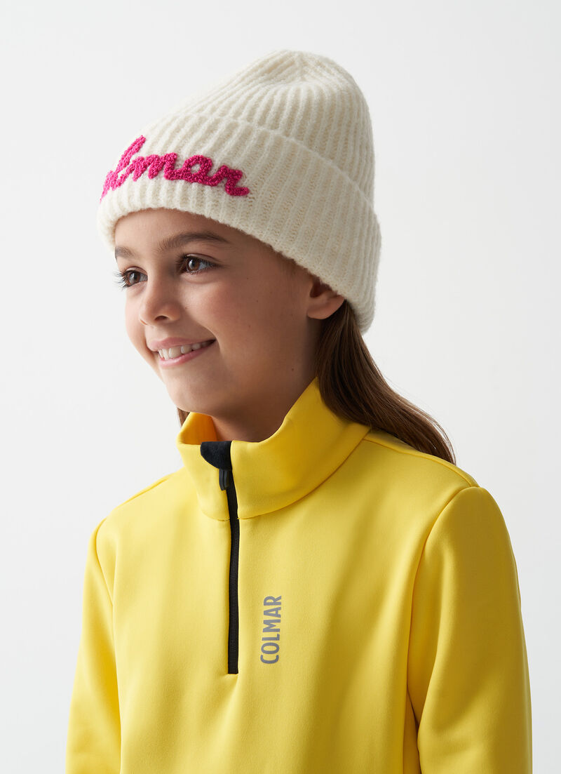 Girl's half-zip ski fleece