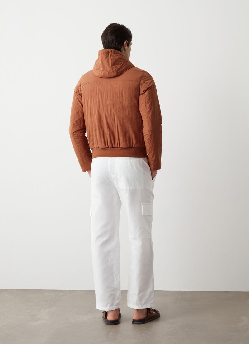 Lightweight crinkle down jacket