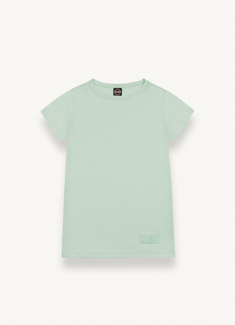 Boat-neck T-shirt