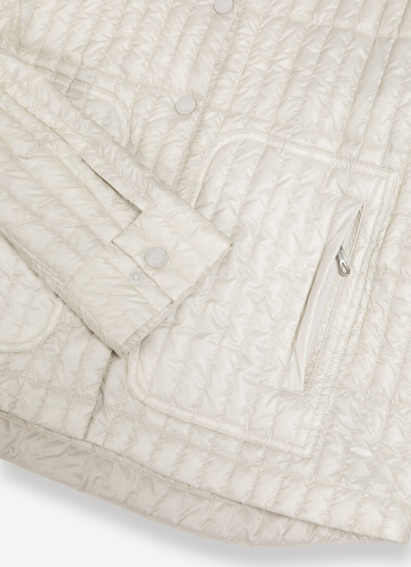 Shiny ultralight down jacket