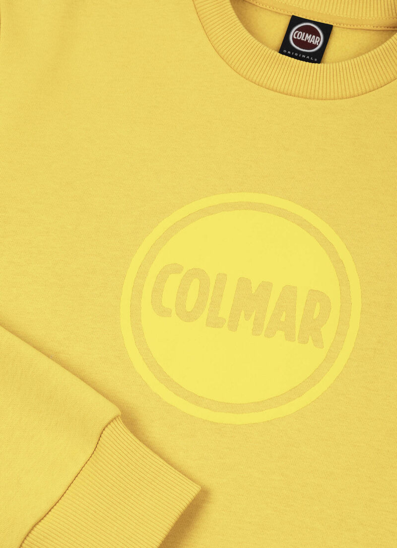 Crew-neck sweatshirt with logo