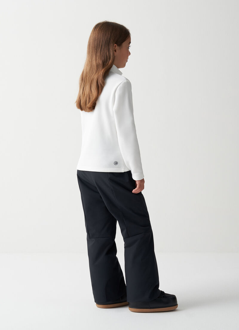 Girl's branded ski fleece