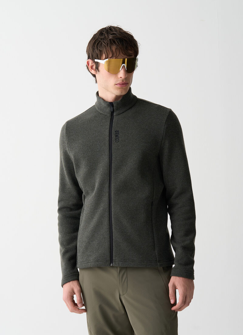 Wool ski fleece