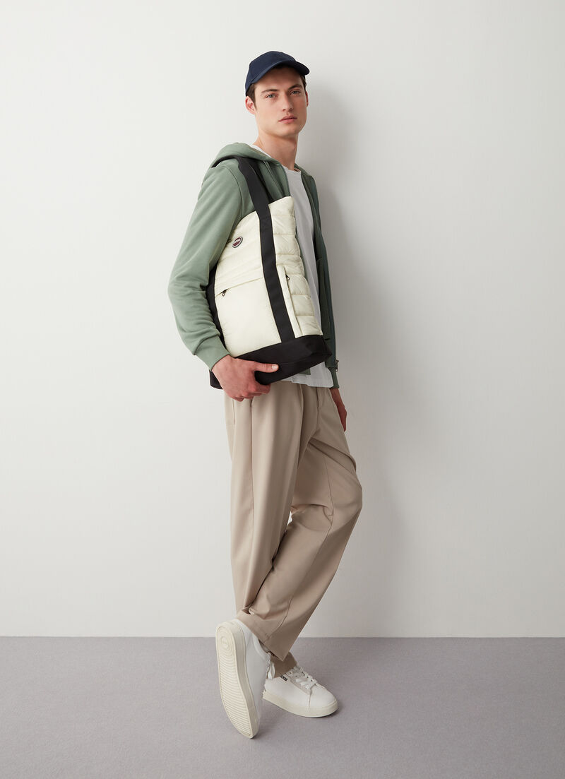 Padded and quilted unisex bag