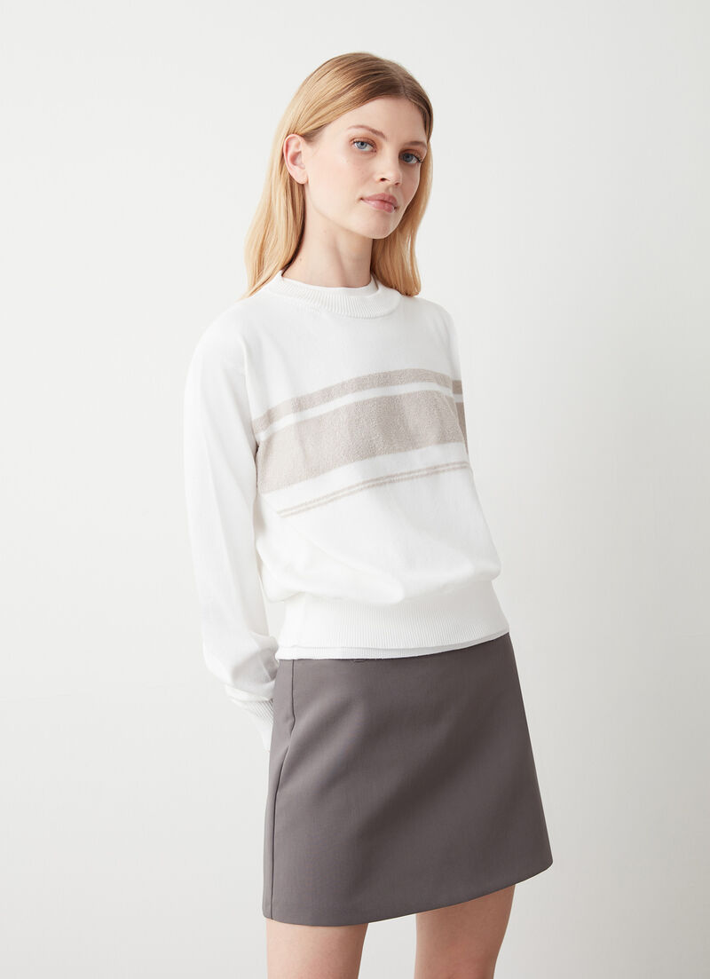 Colorblock pullover