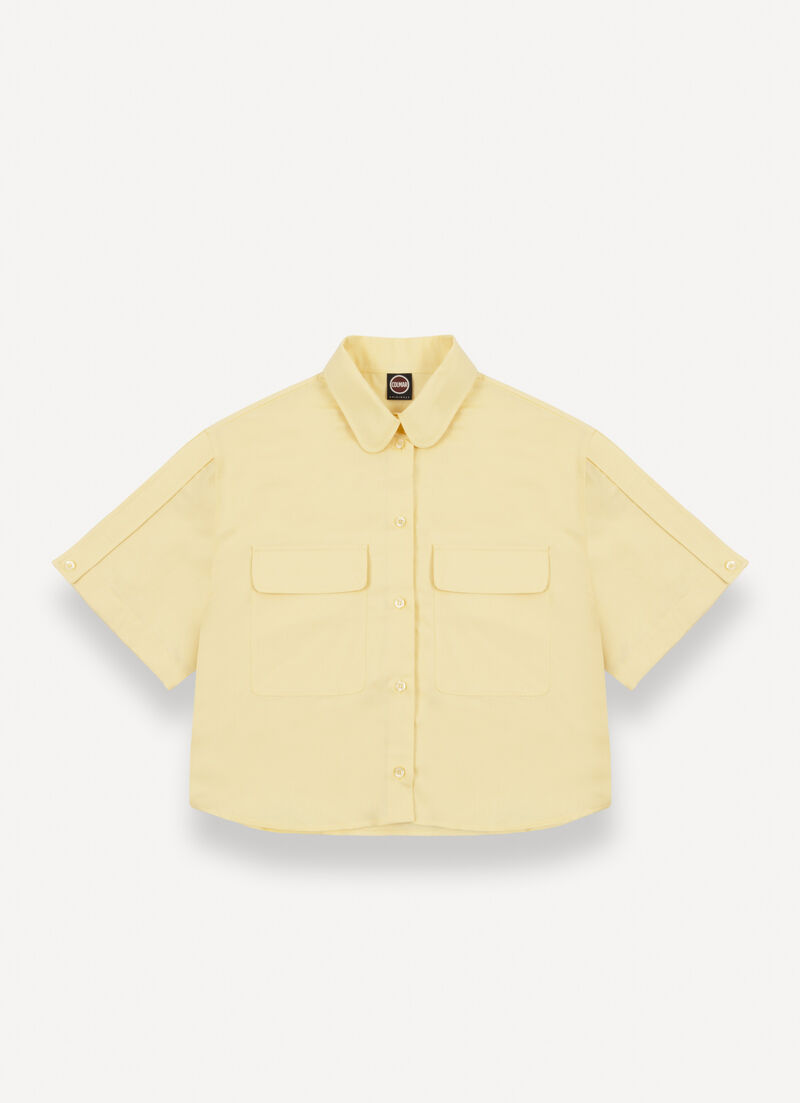 Linen blend shirt