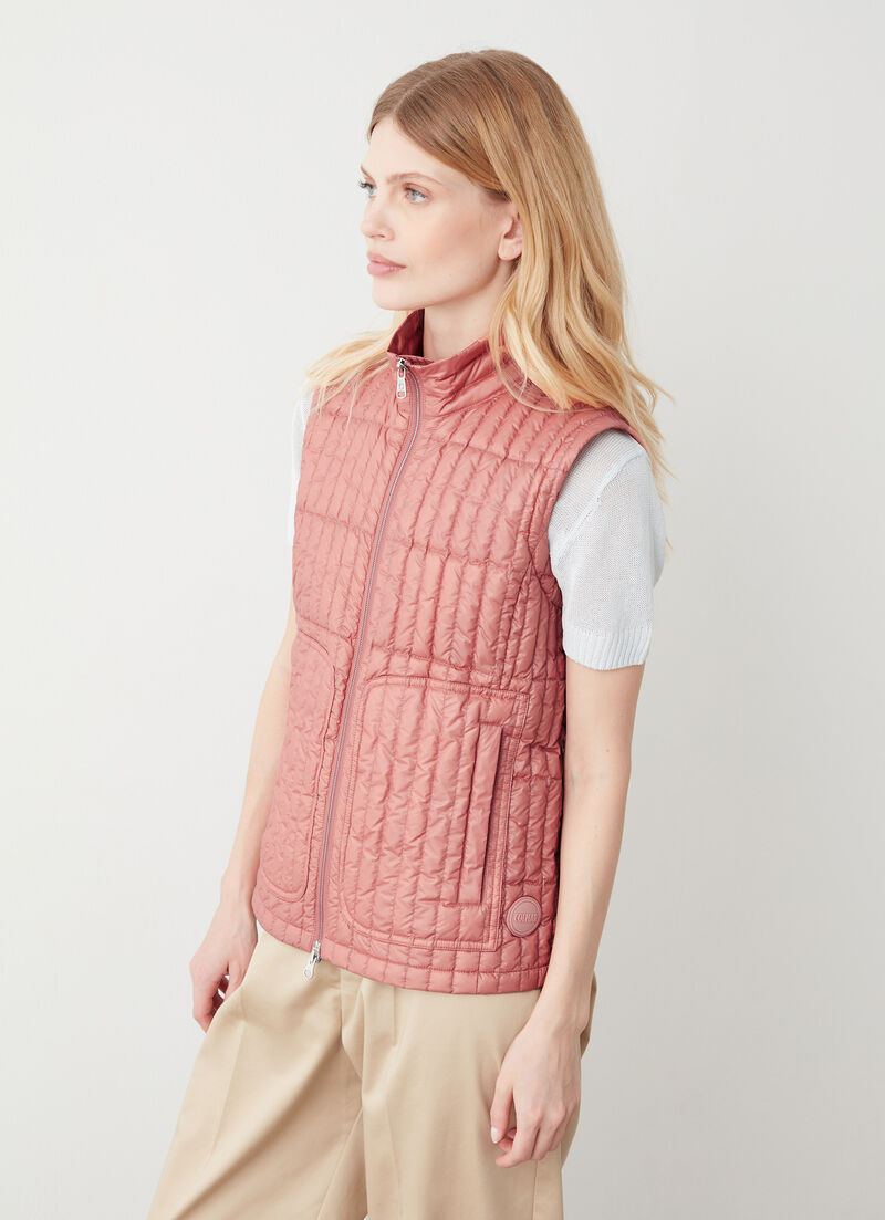 Ultra-light shiny waistcoat