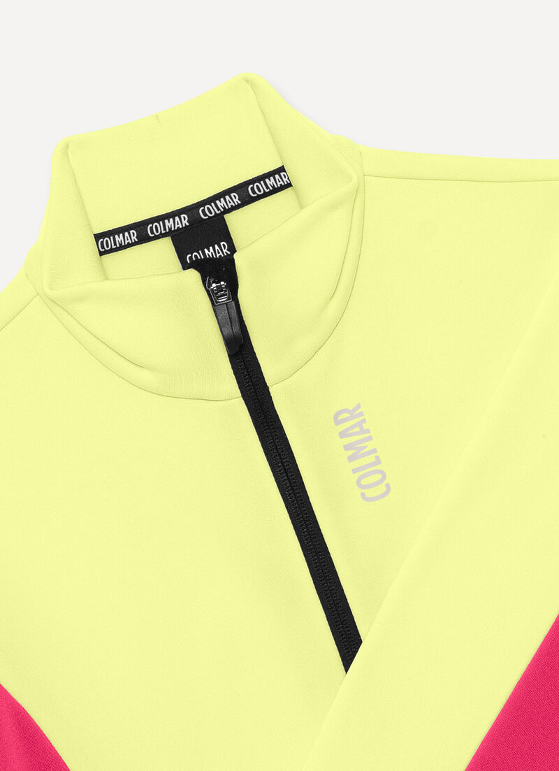 Girls’ full-zip ski sweatshirt