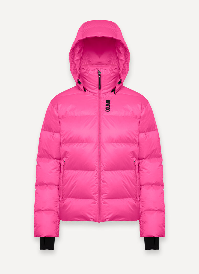 Puffy padded ski jacket
