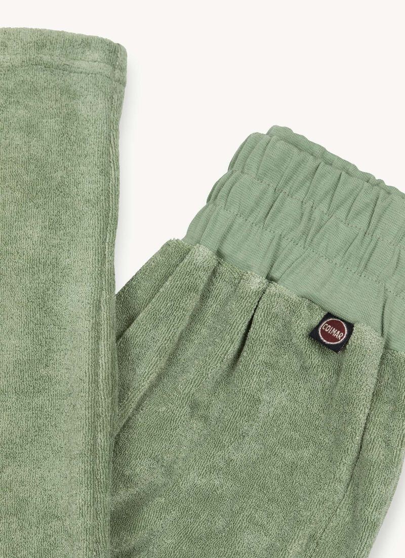 Soft chenille trousers