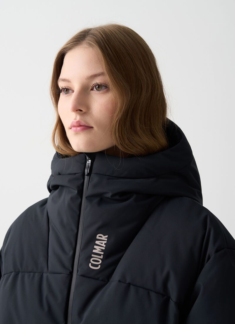 Cropped padded ski jacket