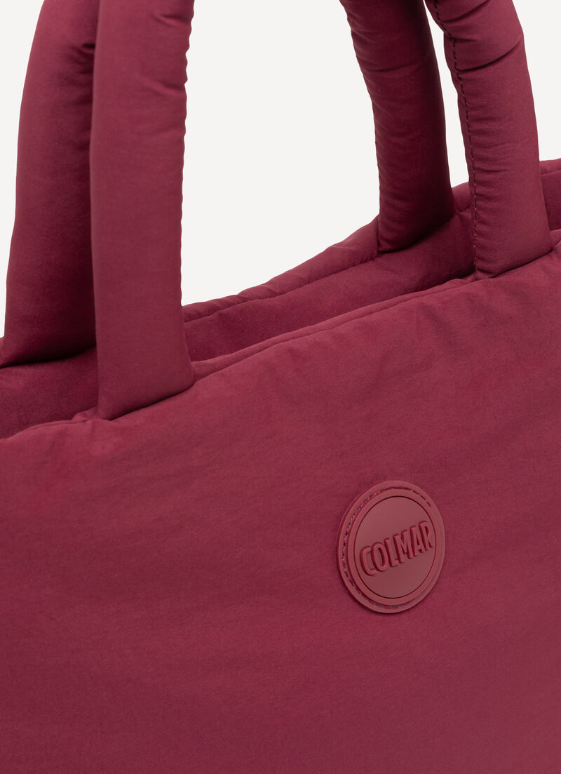 Puffy tote bag