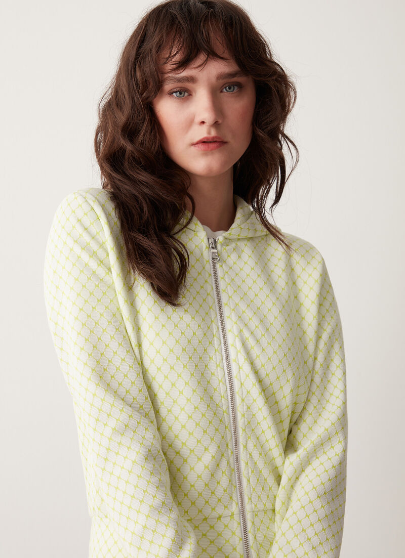 Interlock hooded sweatshirt