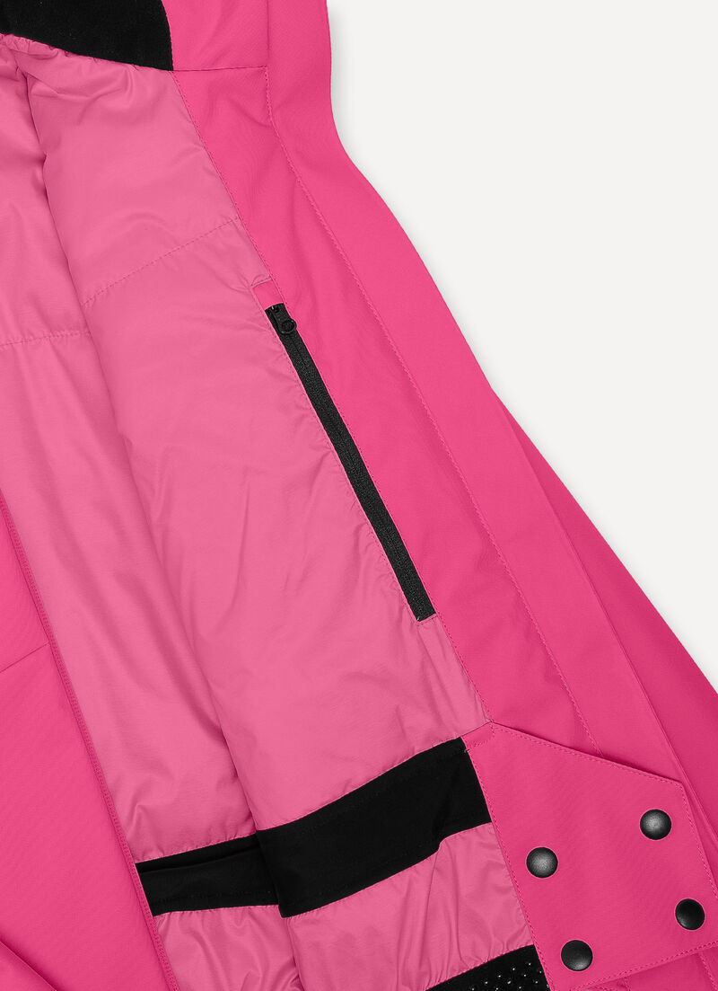 Two-fabric ski jacket