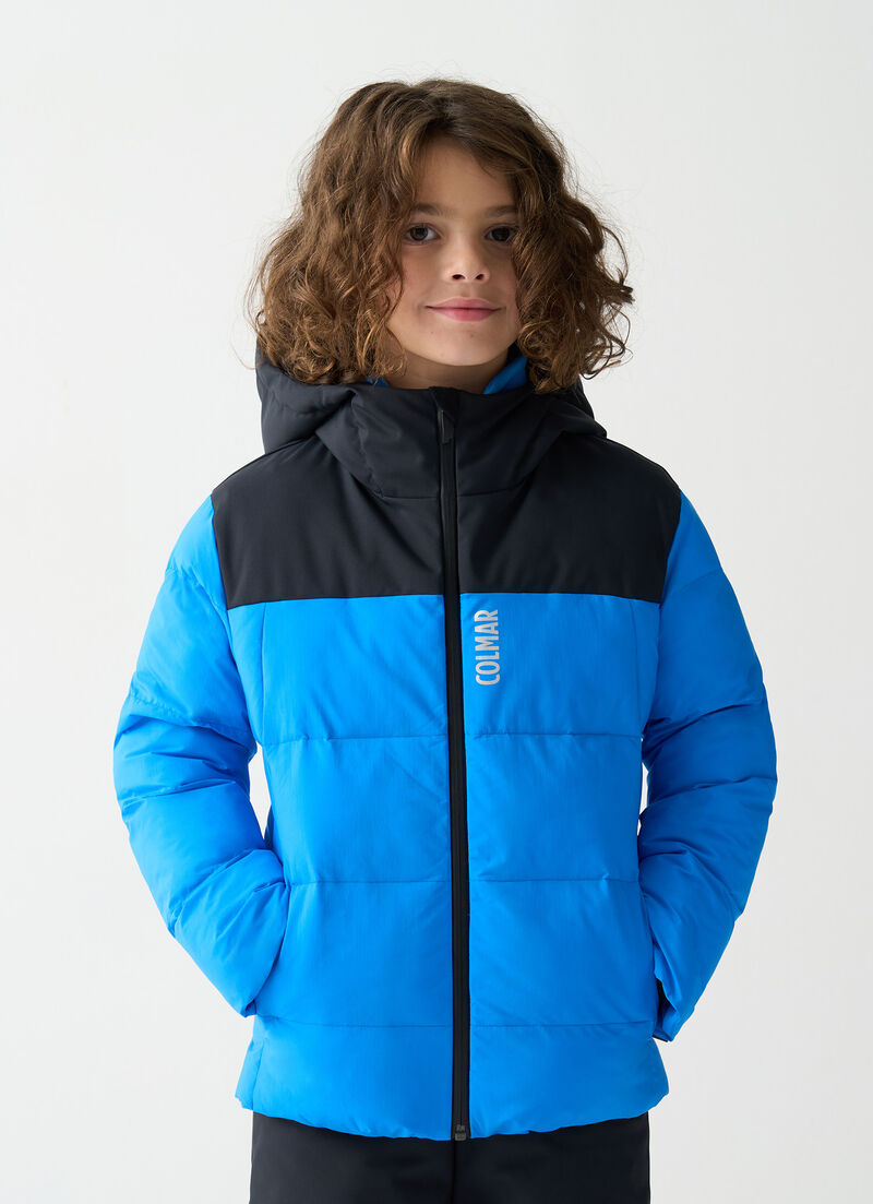 Puffy boy's ski jacket