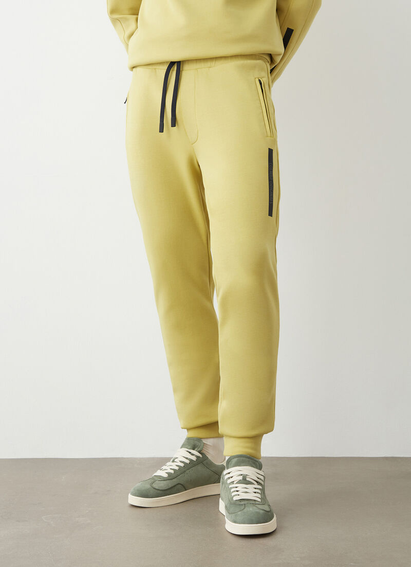Jumpsuit trousers with zip