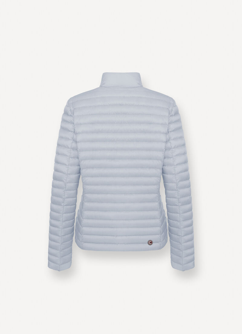 Padded collar down jacket