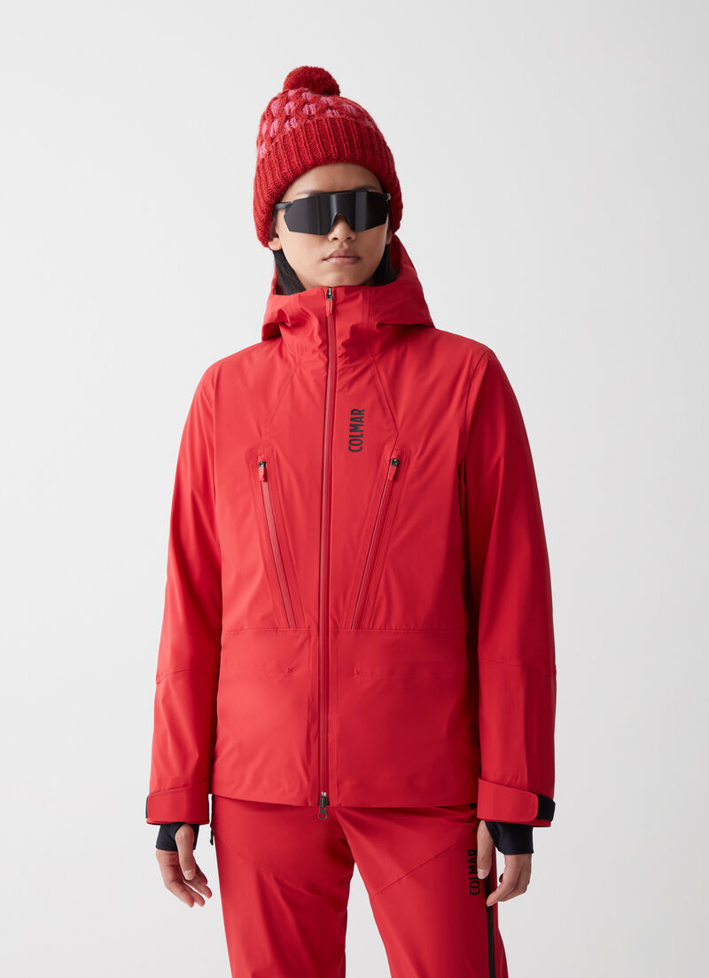 3-layer unpadded waterproof ski jacket