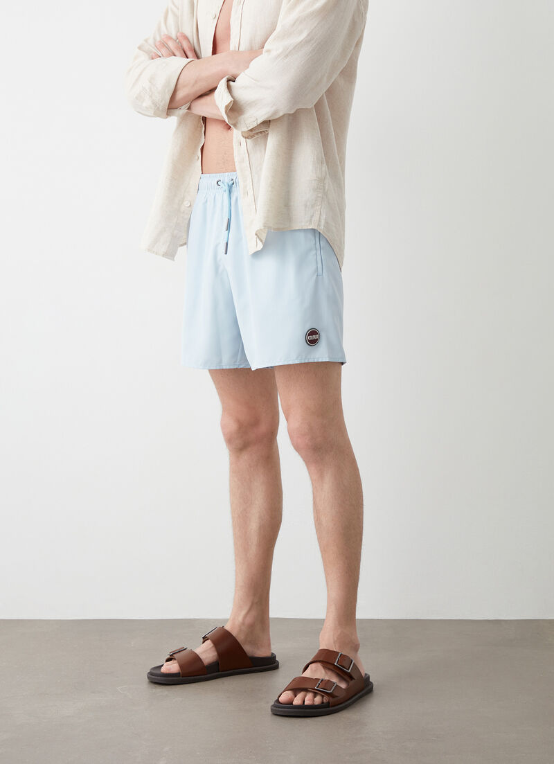 Solid-colour swimsuit