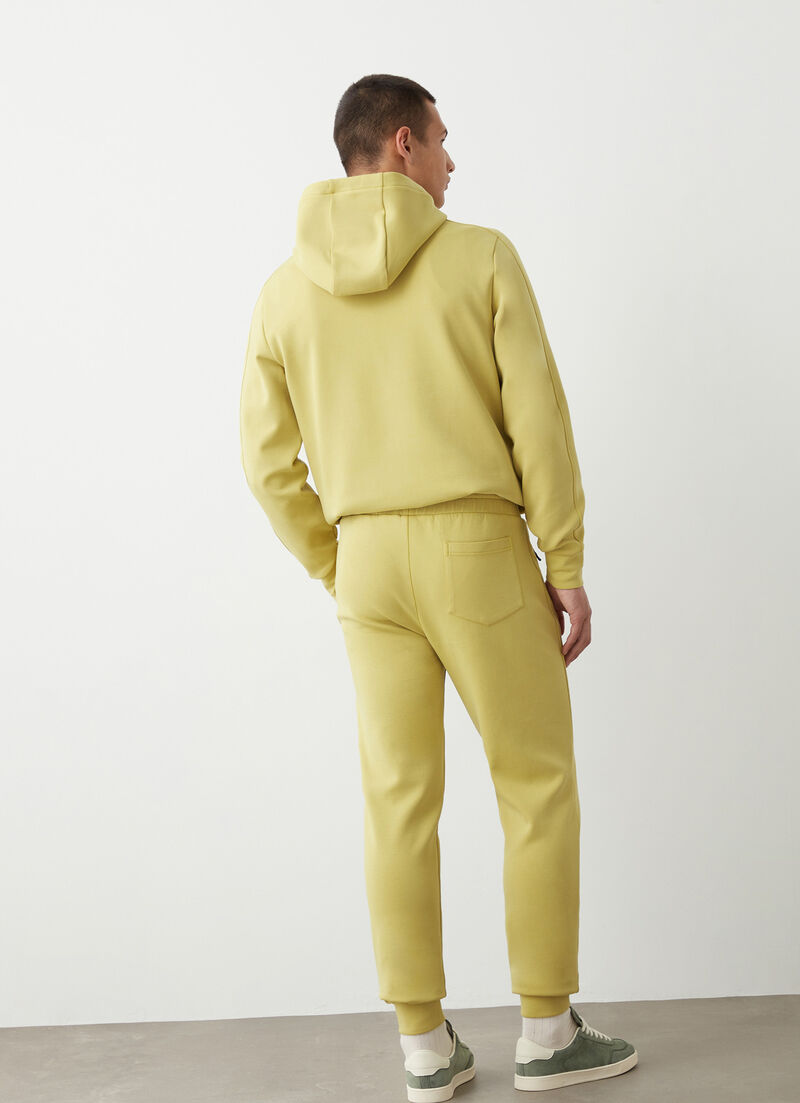 Jumpsuit trousers with zip