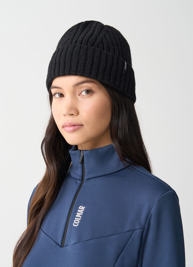 Half-zip stretch ski fleece