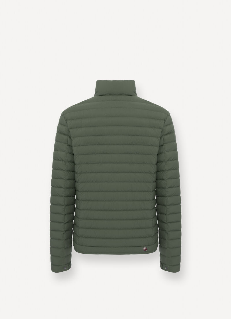 Light down jacket with padded collar