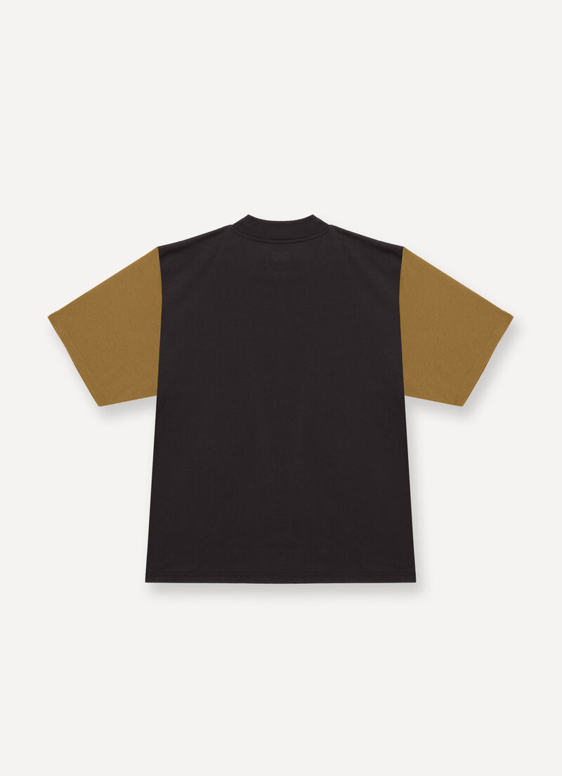 Oversized two-tone T-shirt