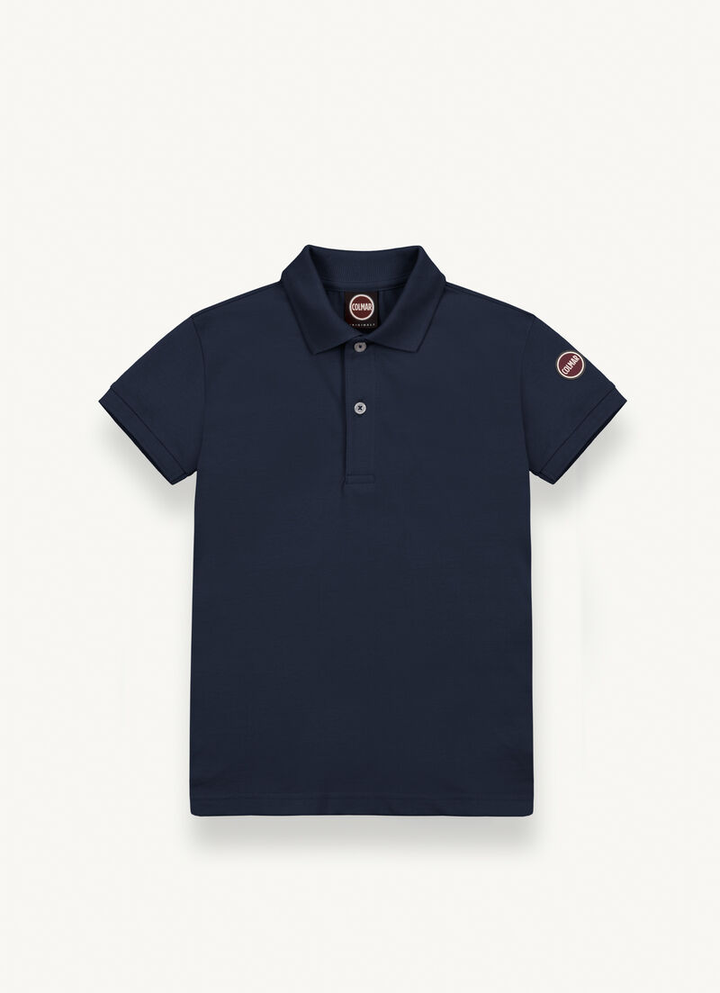 Cotton piqué polo shirt