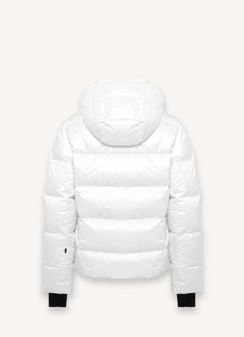 Puffy padded ski jacket