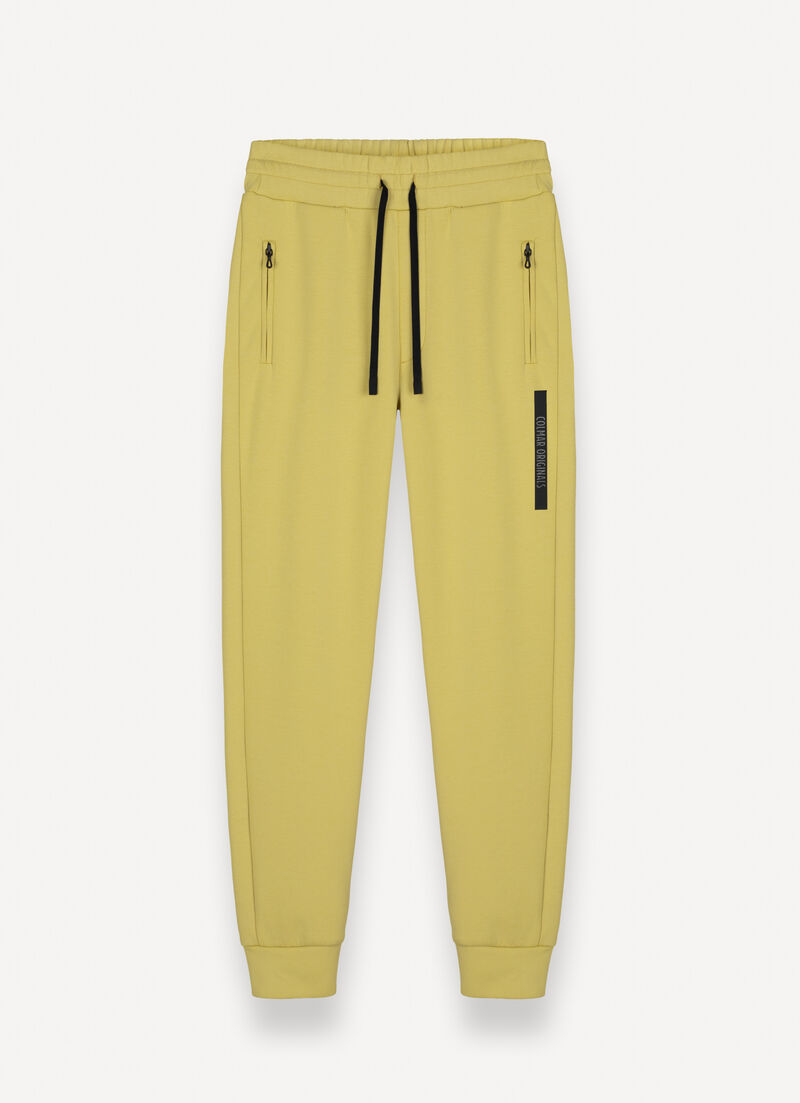 Jumpsuit trousers with zip