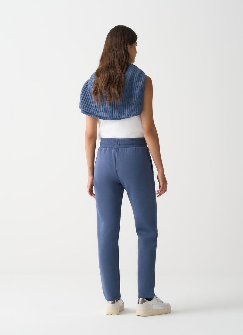 Tracksuit bottoms with drawstring