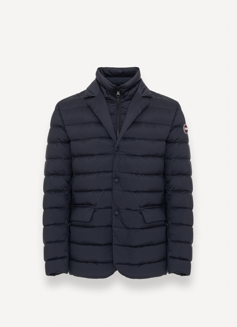 Super-matte padded stretch blazer