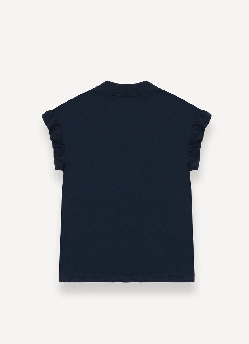 T-shirt with ruching