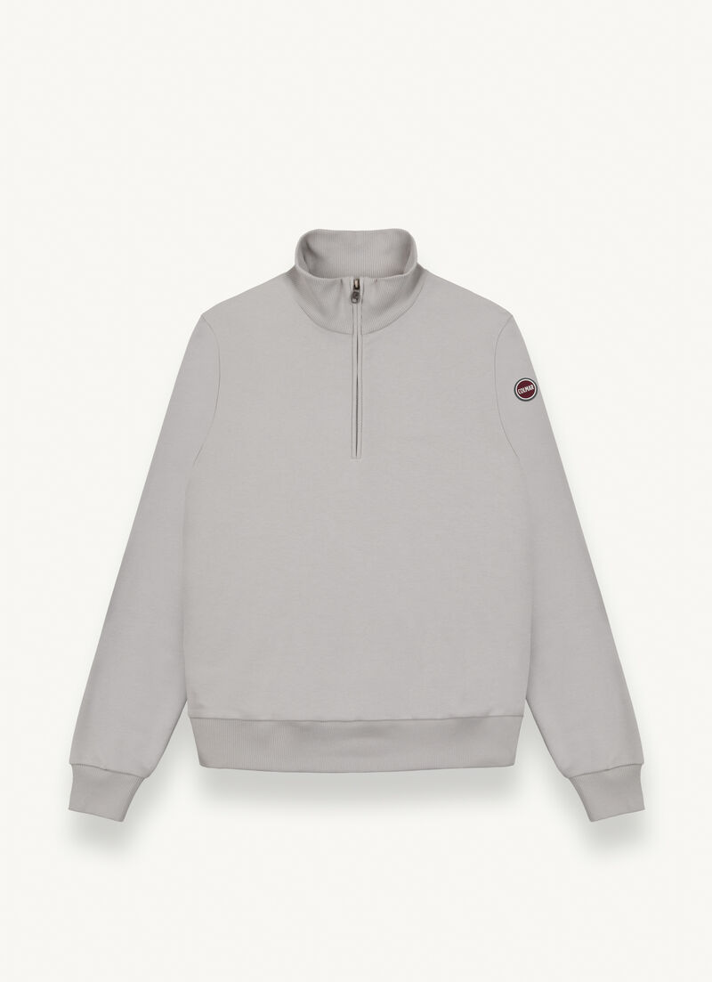 Casual half-zip sweatshirt