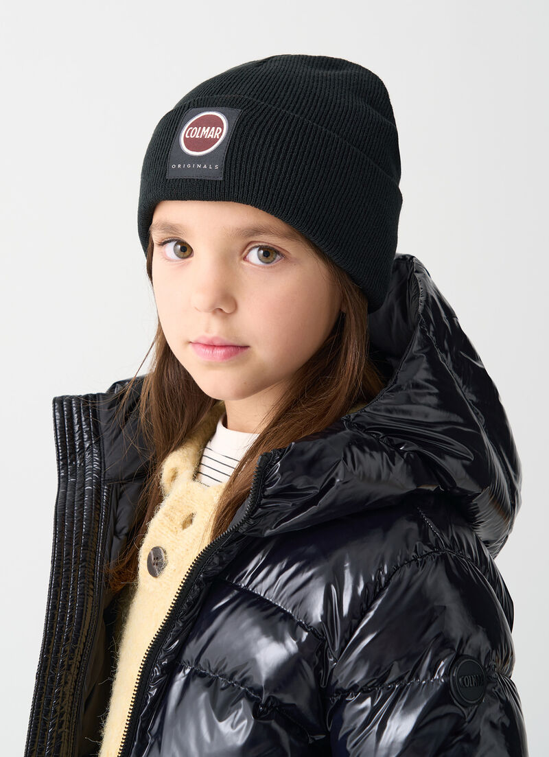 Hat with turn-up cuff