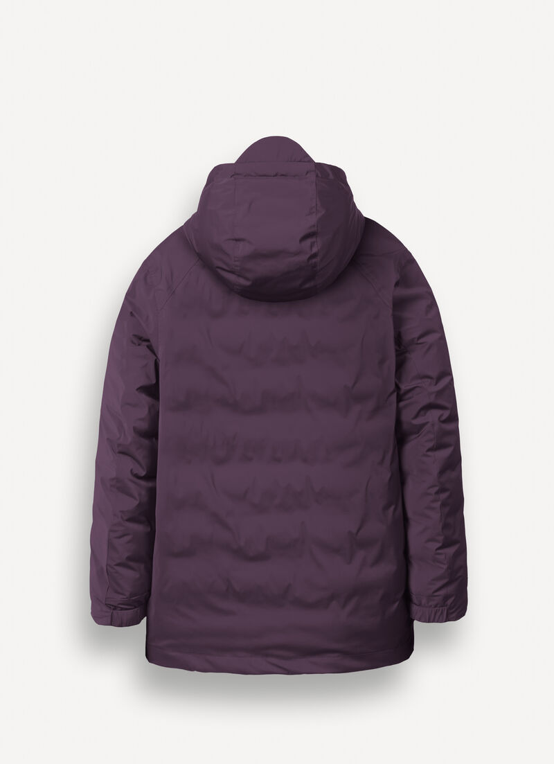 Waterproof down-padded parka