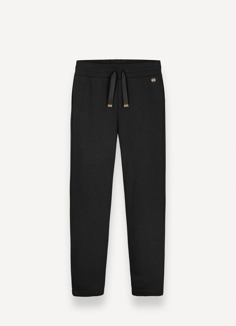 Tracksuit bottoms with drawstring